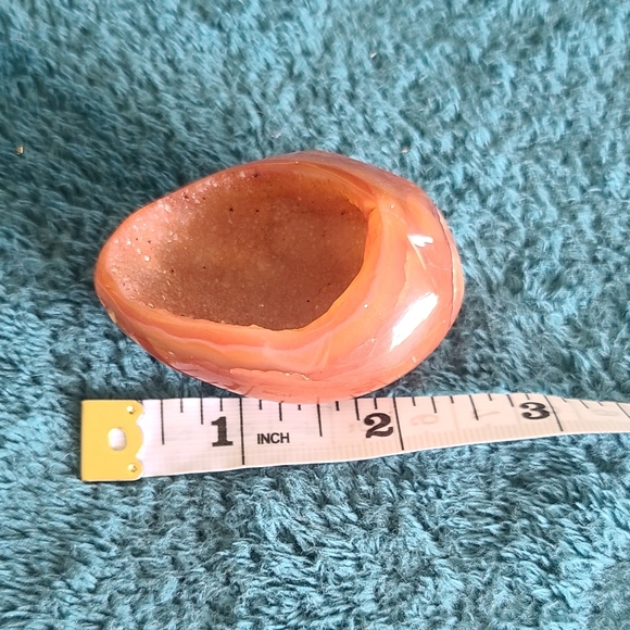 Carnelian With Open Crystal Pocket - Picture 8 of 11